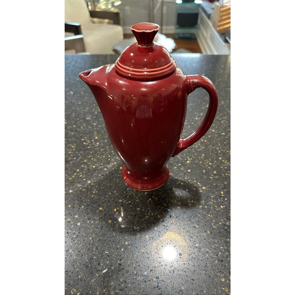Fiesta Cinnabar Coffee Pot